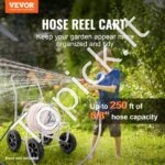 Žarnos ritės vežimėlis, talpina iki 76 m 16 mm žarnos, su 4 ratais, plieninis, su laikymo krepšeliu. - Image 8