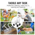 Žarnos ritės vežimėlis, talpina 91 m, 16 mm žarnos, su 4 ratais, plieninis, su krepšeliu. - Image 4