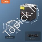 Ultragarsinis valytuvas 2L su laikmačiu, šildytuvu ir krepšeliu 60W - Image 7