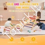 5 in1  Pikler rinkinys Montessori laipiojimo žaislai mažyliams - Image 3