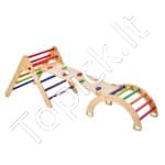 5 in1  Pikler rinkinys Montessori laipiojimo žaislai mažyliams - Image 9