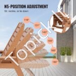 HDPE paplūdimio gultas, iki 204 kg, šviesiai rudas. - Image 8