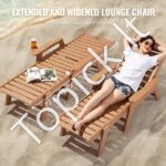 HDPE paplūdimio gultas, iki 204 kg, šviesiai rudas. - Image 6