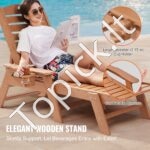 HDPE paplūdimio gultas, iki 204 kg, šviesiai rudas. - Image 5