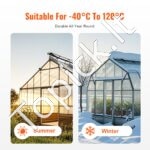 Polikarbonato šiltnamio plokštės 1210 x 605 x 4 mm 14 vnt - Image 4