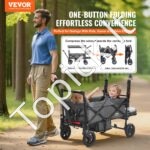 Sulankstomas papludimio vežimėlis, dvivietis, 25 kg, tamsiai pilkas - Image 8