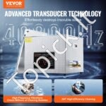 15L ultragarsinis valytuvas su šildytuvo laikmačiu ir krepšeliu - Image 2