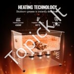 15L ultragarsinis valytuvas su šildytuvo laikmačiu ir krepšeliu - Image 3