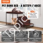 Gyvūnų dviaukštė lova 1245x500x660mm - Image 2