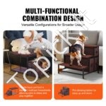 Gyvūnų dviaukštė lova 1245x500x660mm - Image 3