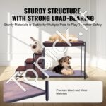 Gyvūnų dviaukštė lova 1245x500x660mm - Image 4