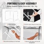 Fotodėžė 100x100x100cm  80W  5600K 210LED - Image 6