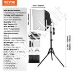 Softbox apšvietimo rinkinys 400x400mm 3000-6500K - Image 7