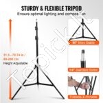 Softbox apšvietimo rinkinys 30W 5500K LED - Image 5