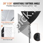 Softbox rinkinys 60x60cm 30W 5500K LED - Image 4