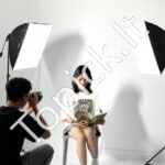 Softbox rinkinys 60x60cm 30W 5500K LED - Image 8