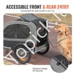 Dviračio priekaba šunims 1440 x 720 x 779 mm iki 40 kg - Image 4