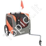 Dviračio priekaba šunims 1440 x 725 x 845 mm oranžinė - Image 8