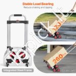 Laipiojimo laiptais sulankstomas rankinis vežimas 118 kg - Image 3