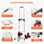 Laipiojimo laiptais sulankstomas rankinis vežimas 118 kg - Image 6