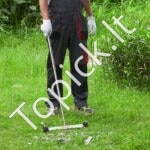 Magnetinis šlavimo įrenginys su ratukais, 38,1 cm, 3,63 kg talpos rankena - Image 2