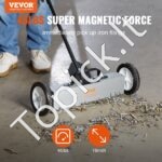 20,4 kg riedantis magnetinis šlavėjas, 46 cm su teleskopine rankena - Image 11