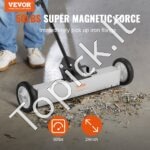 22,7 kg magnetinis šlavėjas, 61 cm su teleskopine rankena - Image 8