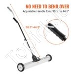 25 kg riedantis magnetinis šlavėjas, 61 cm su teleskopine rankena - Image 6