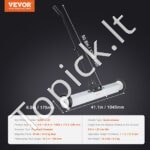 25 kg riedantis magnetinis šlavėjas, 61 cm su teleskopine rankena - Image 4