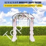 Paukščių narvo formos sodo pavėsinė 2,4 m-1,6 m - Image 2