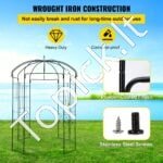 Paukščių narvo formos sodo pavėsinė 2,4 m-1,6 m - Image 3