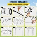 Paukščių narvo formos sodo pavėsinė 2,4 m-1,6 m - Image 6