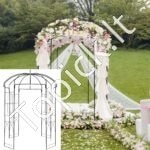 Paukščių narvo formos sodo pavėsinė 2,4 m-1,6 m - Image 8