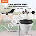 7-in-1 Wi-Fi orų stotis su 18 cm TFT ekranu ir belaidžiu jutikliu - Image 8