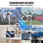 7-in-1 Wi-Fi orų stotis su 18 cm TFT ekranu ir belaidžiu jutikliu - Image 4