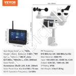 7-in-1 Wi-Fi orų stotis su 18 cm TFT ekranu ir belaidžiu jutikliu - Image 3