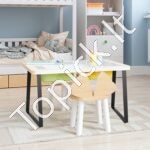 406,4 mm juodos plieninės stalo kojos (4 vnt., 181,4 kg talpa) - Image 2