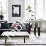 Juodos metalinės stalo kojos 61 cm 1 vnt - Image 4