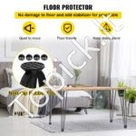 91,5 cm juodos plieninės stalo kojos (4 vnt., 399,16 kg) - Image 5