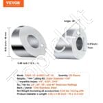 20 vnt. 3,2 mm kabelių turėklų rinkinys su įtempikliu ir gnybtu, skirtas 3,2/4,8 mm vielai - Image 3