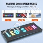 99 × 35 cm programuojamas P10 Full Color LED ženklas - Image 5