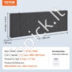 99 × 35 cm programuojamas P10 Full Color LED ženklas - Image 4