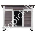 Medinis kačių namelis,atsparus žiemai 600x530x465mm - Image 9