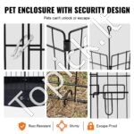 Šunų tvora su grindų kilimėliu 61x91cm - Image 4