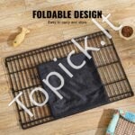 Šunų tvora su grindų kilimėliu 61x91cm - Image 3