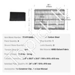 Šunų tvora su grindų kilimėliu 61x91cm - Image 2