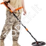 Vandeniui atsparus metalo detektorius 30 cm ritė, LCD ekranas, DSP lustas, "Bluetooth" ausinės, IP68 (99-127 cm) - Image 2