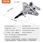 RC lėktuvas žaislas su 2,4 GHz nuotolinio valdymo pultu - Image 7
