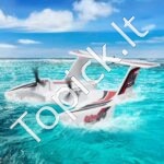 RC lėktuvas amfibija EPP putplasčio su 2,4 GHz nuotolinio valdymo pultu - Image 8