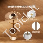 Skaidrus akrilo staliukas, 11,9 x 30,23 cm, 54,36 cm aukščio, kavai ir užkandžiams. - Image 7